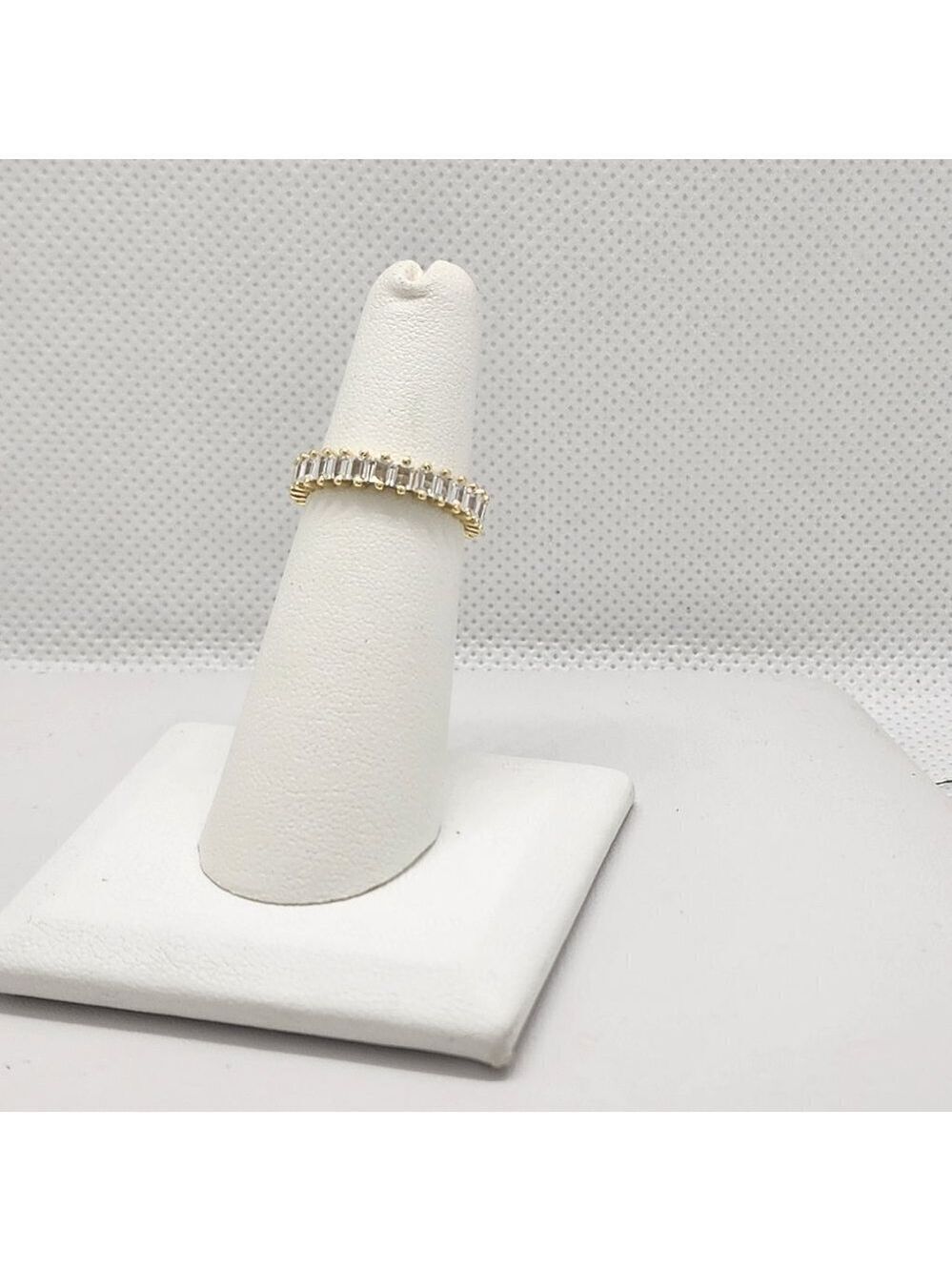 Brand New Sterling Silver 925 Rectangle Eternity Ring